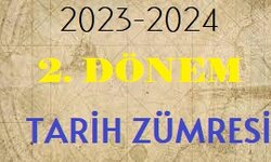 2023-2024 2.Dönem Başı Tarih Dersleri İlçe Zümre Toplantısı Tutanağı