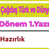 Çağdaş Türk ve Dünya Tarihi Soru ve Cevapları (Çalışma Soruları)