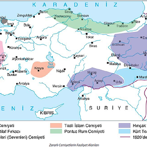 Zararlı Cemiyetlerin Faaliyet Alanları